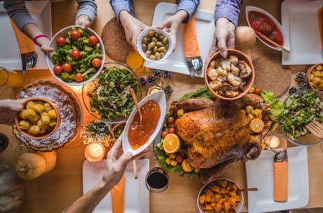 A Thanksgiving feast